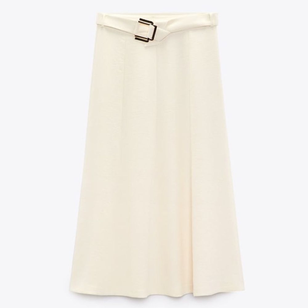 ZARA FULL MIDI SKIRT - Picture 6 of 8